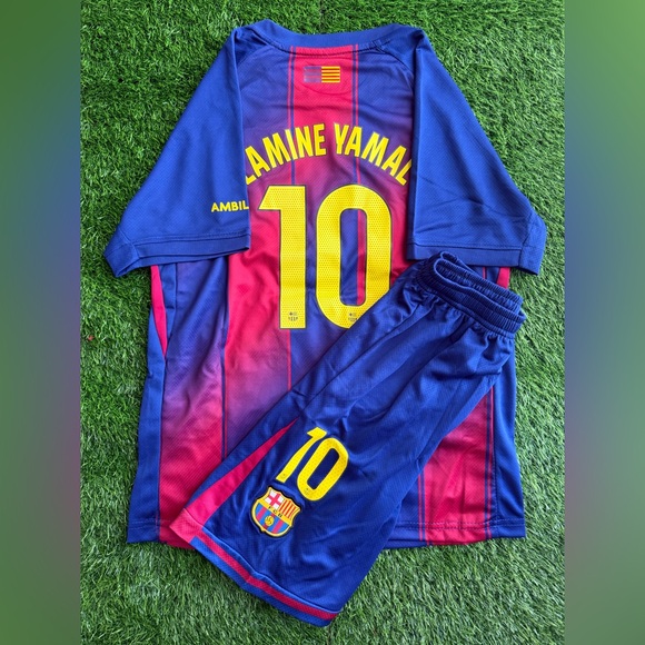 Other - Lamine Yamal Barcelona jersey kids set